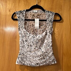 Abercrombie & Fitch Women's Patterned Sleeveless Top